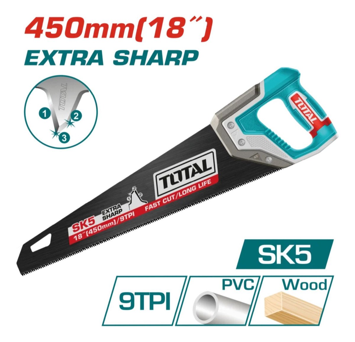 منشار 18 بوصة حاد توتال - THT55188