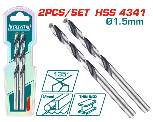 طقم 2 بنطة حدادي 1.5 مم توتال - TAC1200154