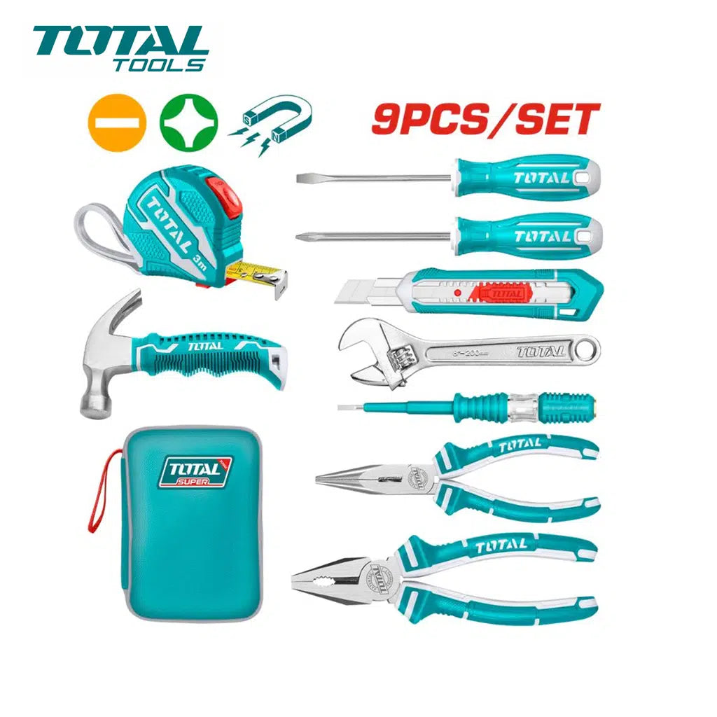 شنطة عدة 9 قطع توتال - THKTHP90097