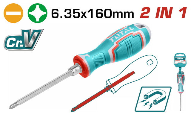 مفك قلاب طول 160 مم توتال - THT250206