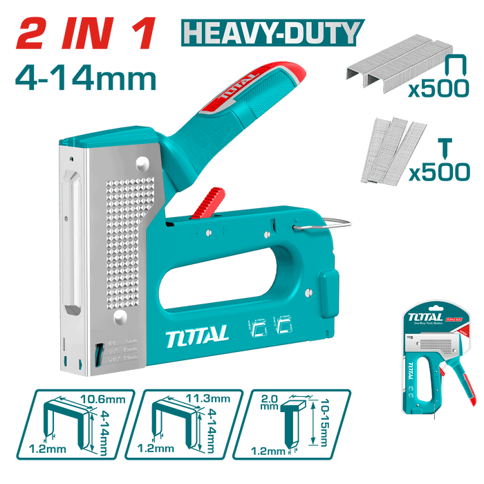 دباسة يدوي 2 في 1 خدمة شاقة توتال - THT31148