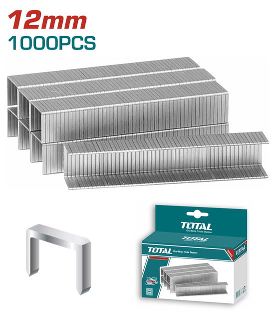 علبة دبوس 12 مم عدد 1000(دباسة 3*1) توتال - THT39122