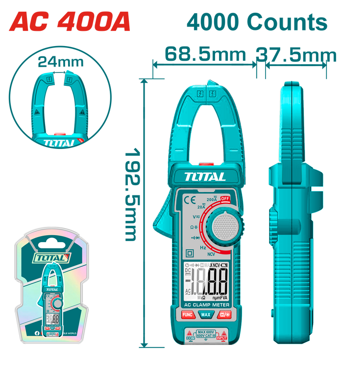 بنسة أمبير 400 أمبير AC توتال - TMT762001
