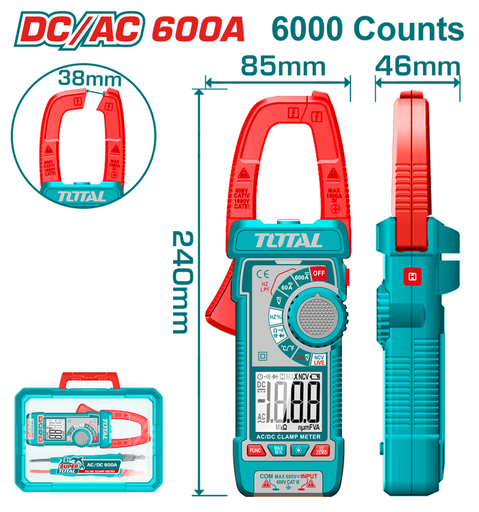 بنسة أمبير 600 أمبير AC\DC توتال - TMT766002