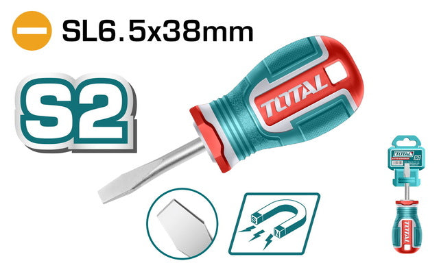 مفك عادة عجوز SL‏6.5 طول 38 مم توتال - TSDSL6038