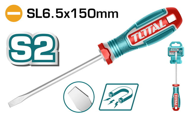 مفك عادة SL‏6.5 طول 150 مم توتال - TSDSL6150