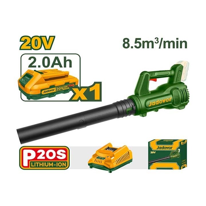 JDBLP521 بلاور حدائق بطارية 20 فولت + بطارية 2 أمبير + شاحن - JDBLP521 - Image 1