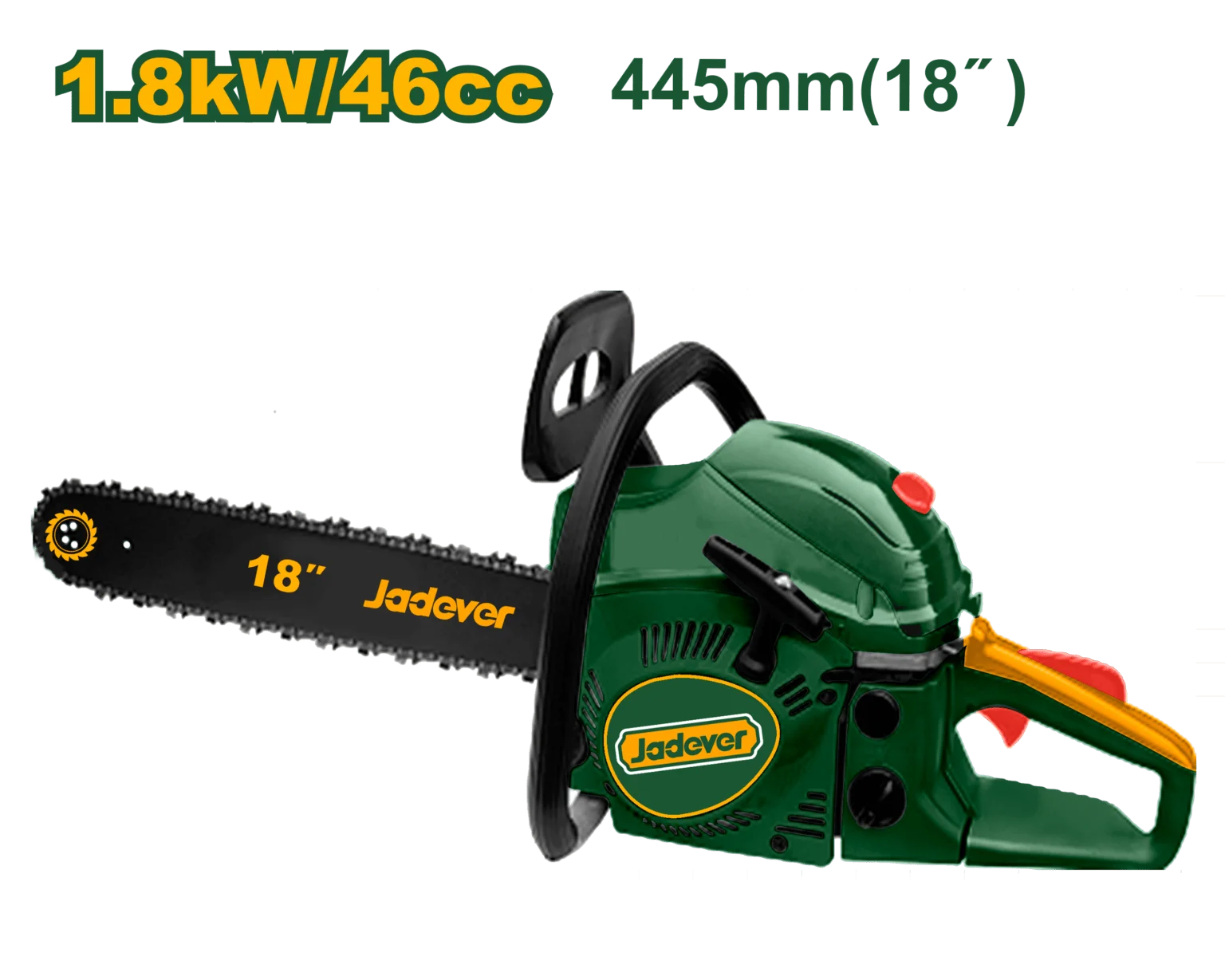 JDGC1552 منشار شجر بنزين 18" 1800 وات CC 46 - JDGC1552 - Image 1