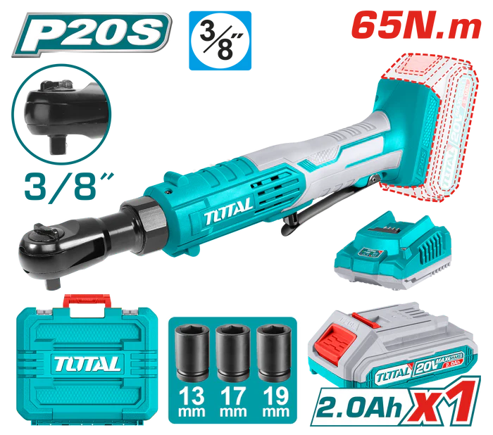 TDRLI2060152 يد سيستيم توتال 20 فولت 65 نيوتن مع بطارية و شاحن - TDRLI2060152 - Image 1