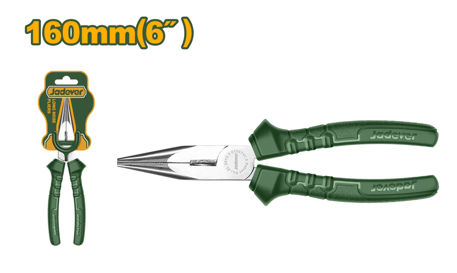 JDPL2926 بنسة بوز طويل عدلة 6" يد 1 لون - JDPL2926 - Image 1