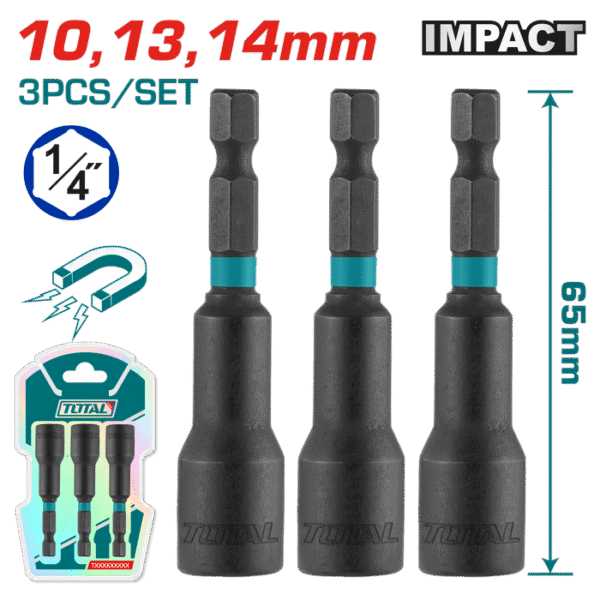 طقم لقم 3 قطع 10 مم , 13 مم , 14 مم - TAC2703431
