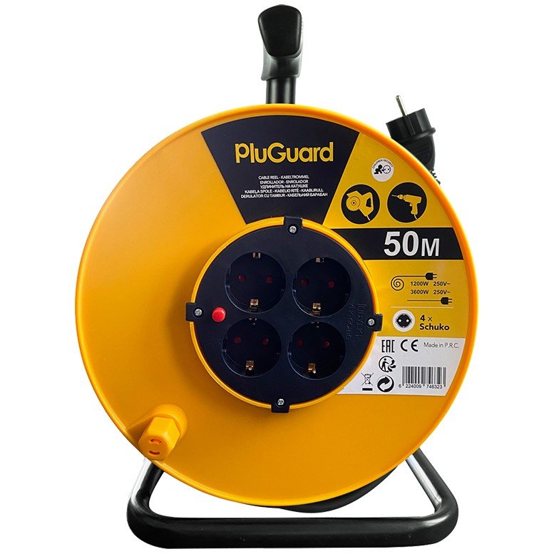 50o.jpg بكرة سلك اي لوك 4 مخرج 50 متر أصفر - Image 1