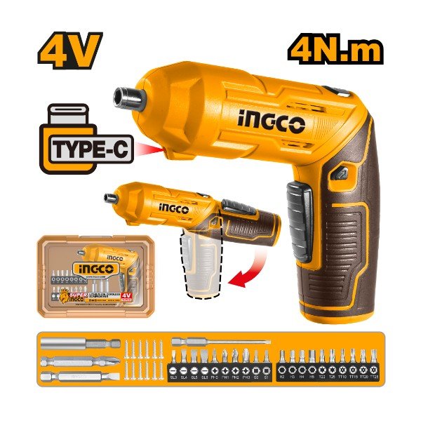 مفك شاحن 4 فولت متعدد انكو - CSDLI0442