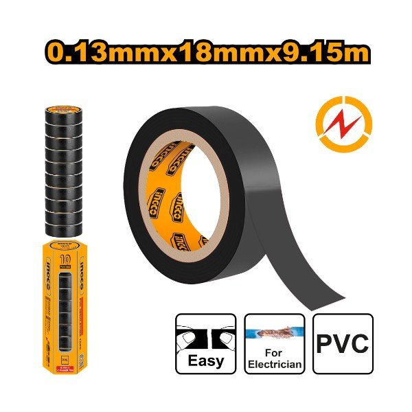 شريط لحام 13 مم اسود انكو - HPET1103