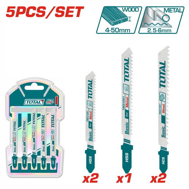 TAC51051.jpg طقم سلاح اركت 5 قطع - TAC51051 توتال تولز - Image 1