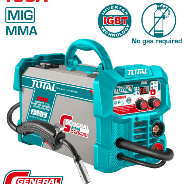 ماكينة لحام 130 امبير mig + mma (لا تحتاج لغاز) - TFC13018 توتال تولز
