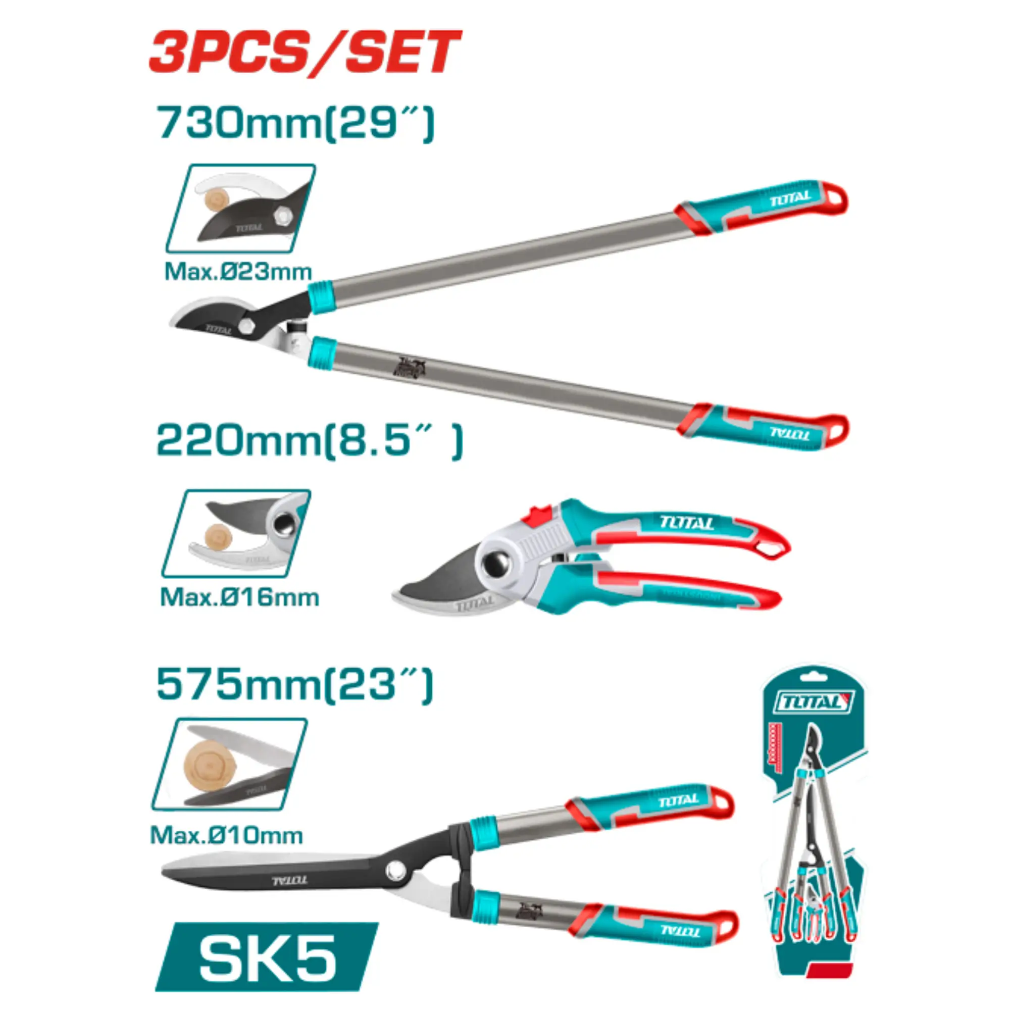 fefa68df-f3e1-44d6-9b21-b41142b67d1d.webp طقم مقص شجر 3 قطع - THT1576033 توتال تولز - Image 1
