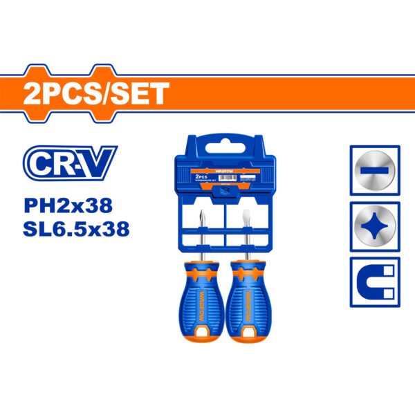 طقم مفك عجوز 2 قطعة وادفو - WSS1202