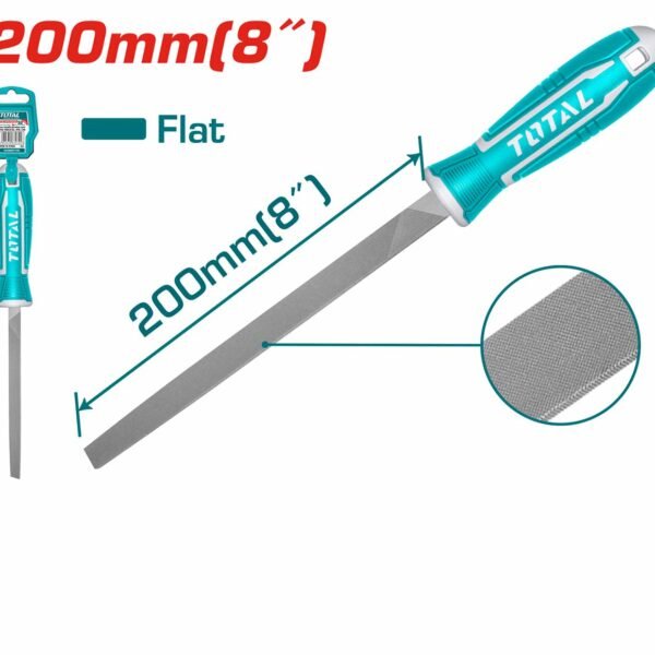 مبرد حدادي مبطط 8 بوصة توتال - THT91186