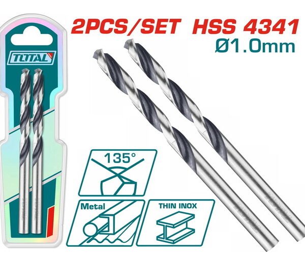 طقم 2 بنطة حدادي 1 مم توتال - TAC1200014